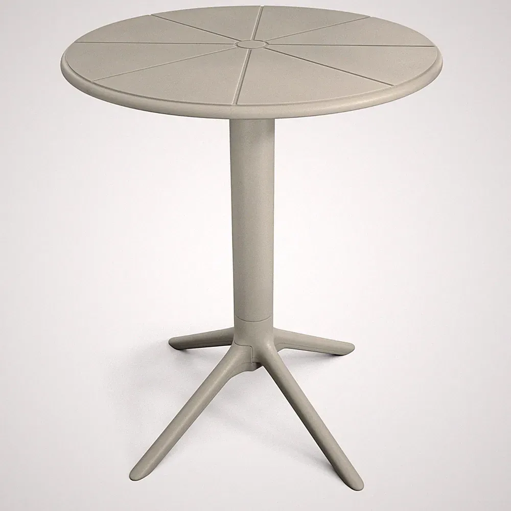 di volio Gartentisch Dego 60 cm Balkontisch rund wetterfest