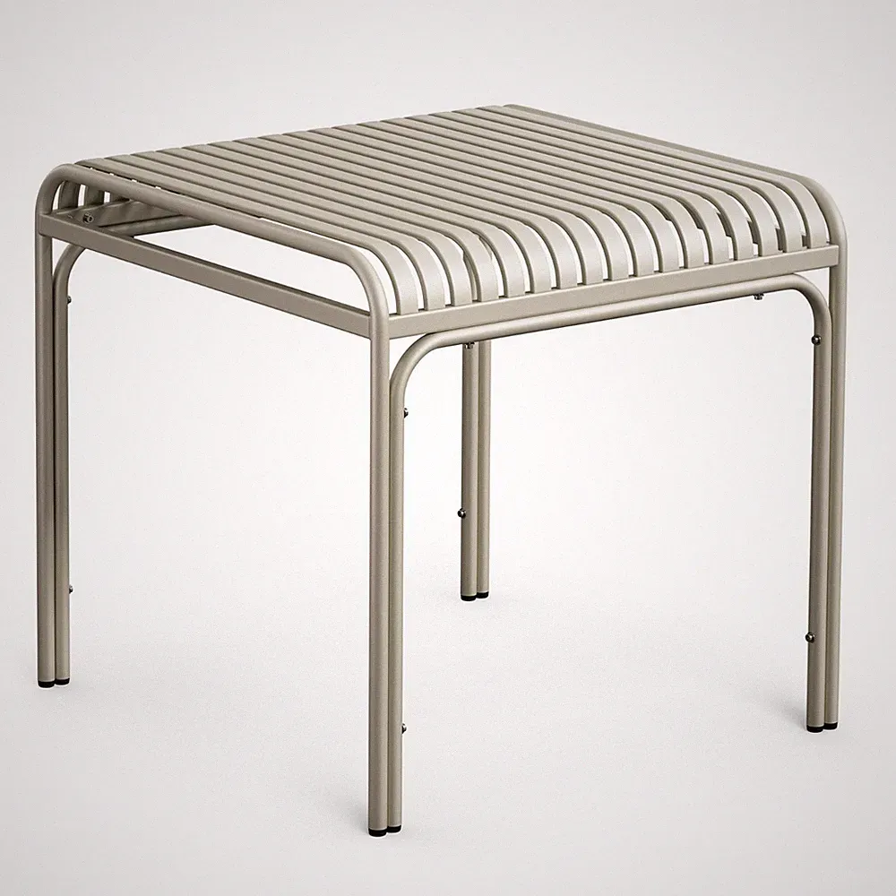 di volio Gartentisch LIWIO 80x80 cm Outdoor Tisch Metall wetterfest