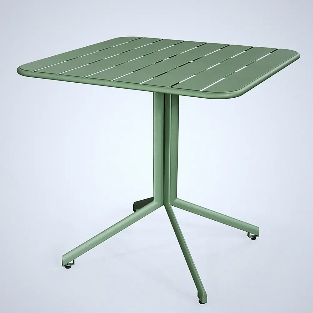 di volio Gartentisch MIRIA 80x80 Metall Balkontisch wetterfest Outdoor Tisch