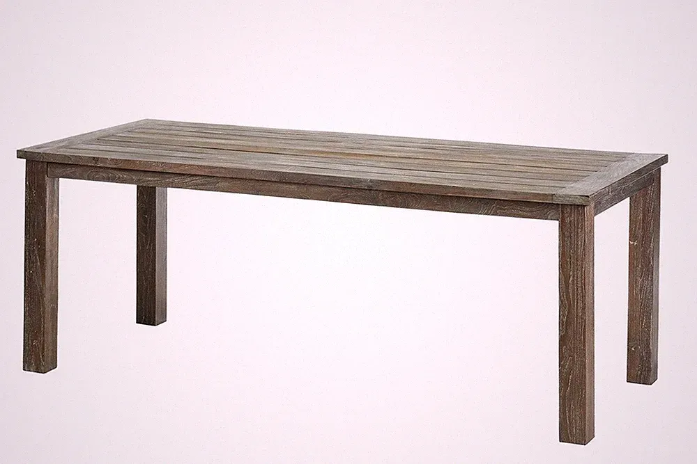 Diamond Garden Gartentisch Holztsich BELMONT Old Teak Gealtert 210x90x76,5 cm