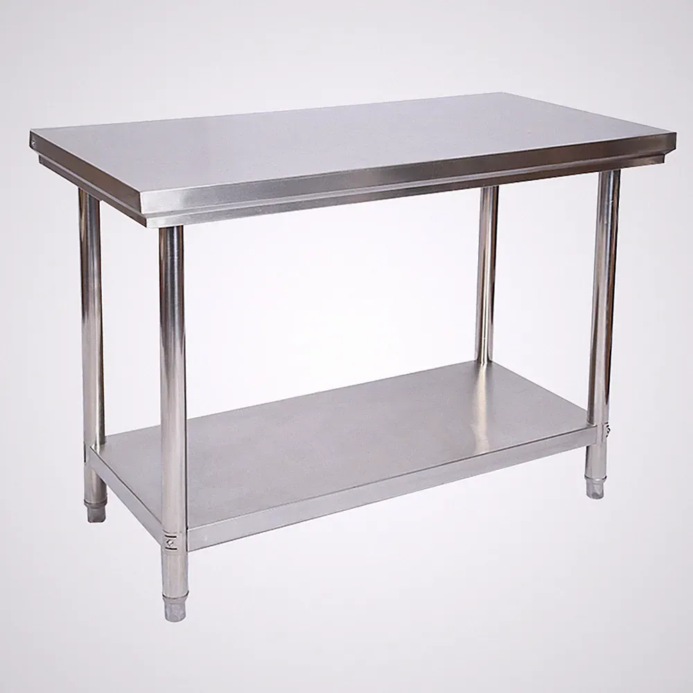 Edelstahl Tisch Arbeitstisch Edelstahltisch Gartentisch 100 x 60 x 85 cm