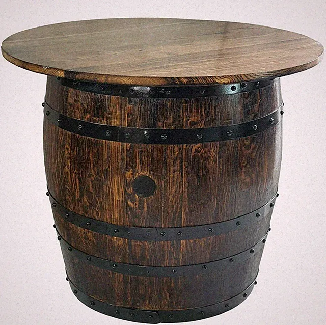 Eichentisch Fass Tisch Weinfass Whiskyfass Gartenstuhl Holzstuhl Sessel Eiche