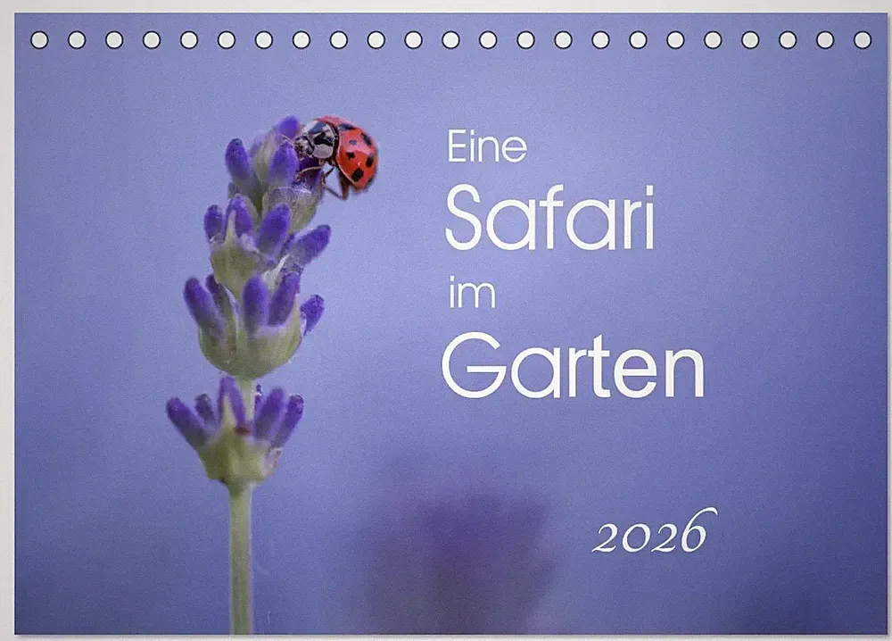 Eine Safari im Garten (Tischkalender 2026 DIN A5 quer), CALVENDO Monatskalender