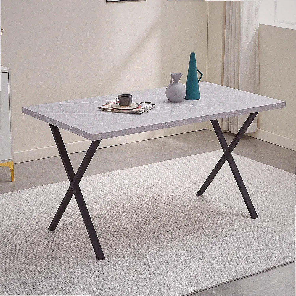 Esstisch Esszimmer Küche Garten Tisch Metall gerade Beine Morden