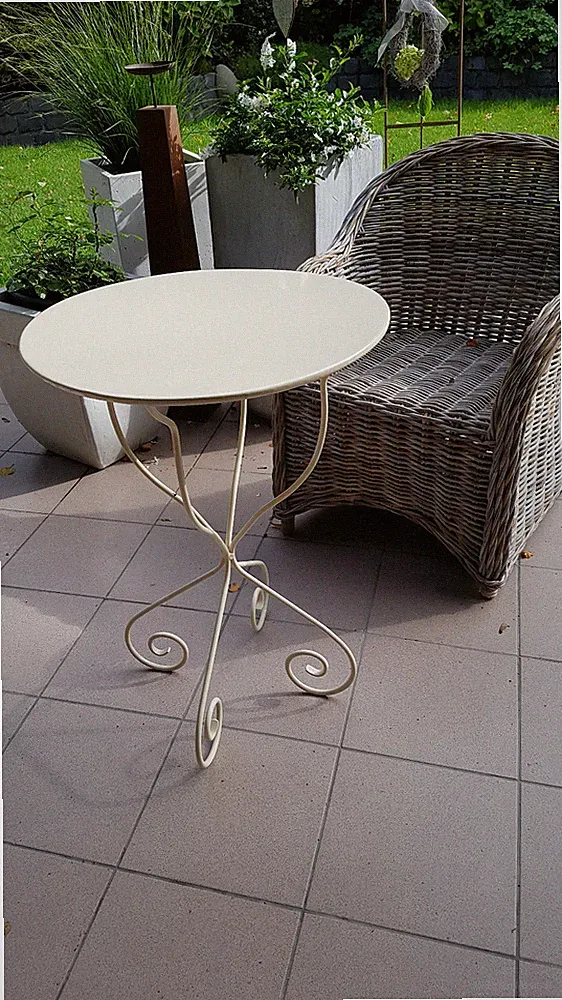 Garten Dekotisch, Metall, Unikat, Design, lackiert