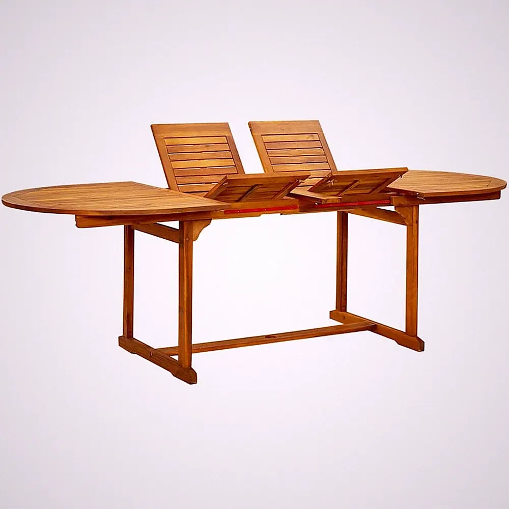 Garten Esstisch Ausziehbar Beistelltisch Holztisch Massivholz Akazie vidaXL