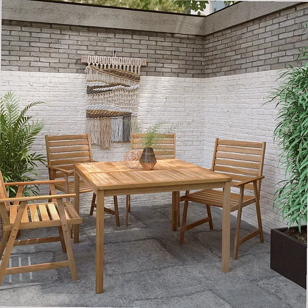 Garten Esstisch Esszimmertisch Küchentisch Speisetisch Massivholz Teak