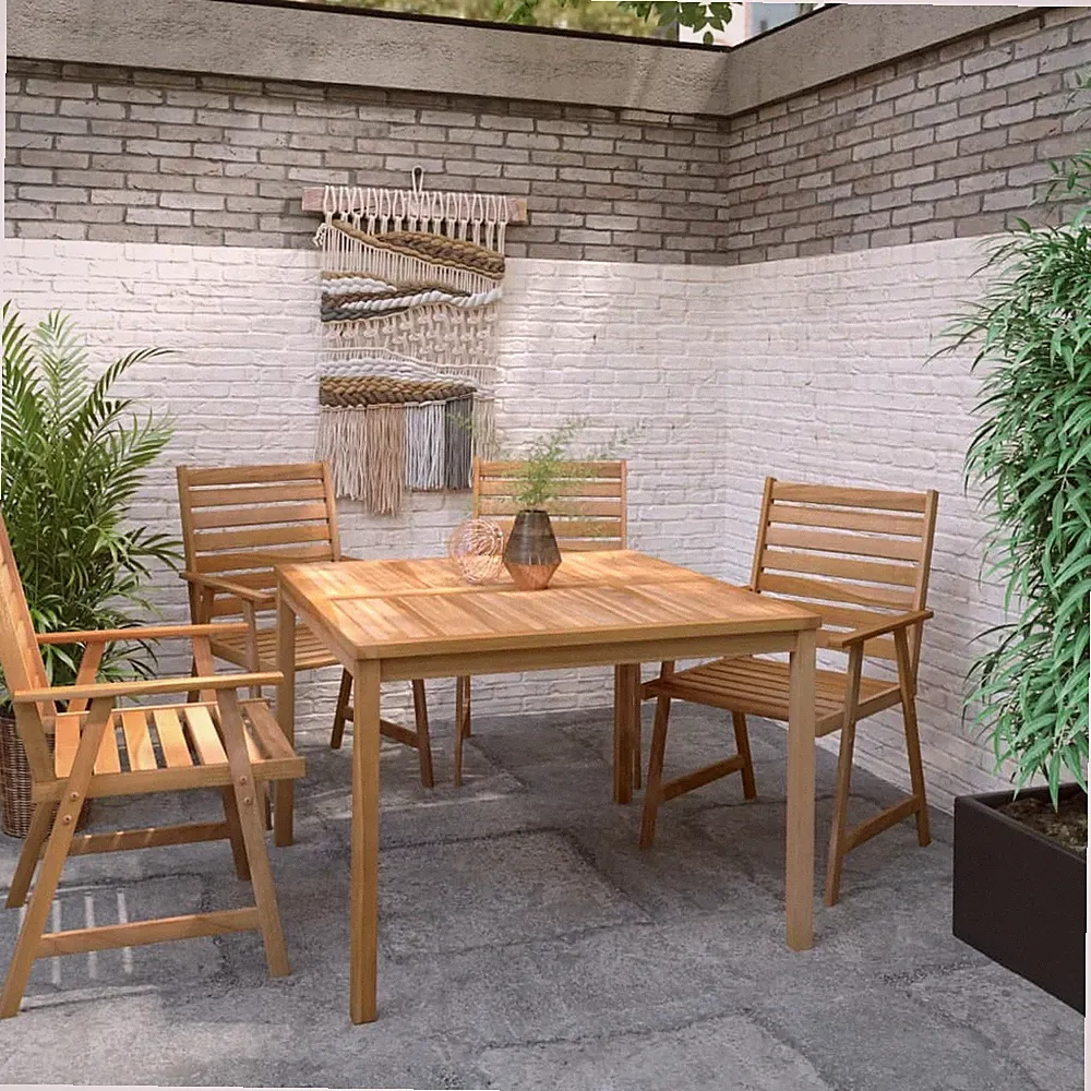 Garten Esstisch Esszimmertisch Küchentisch Speisetisch Massivholz Teak