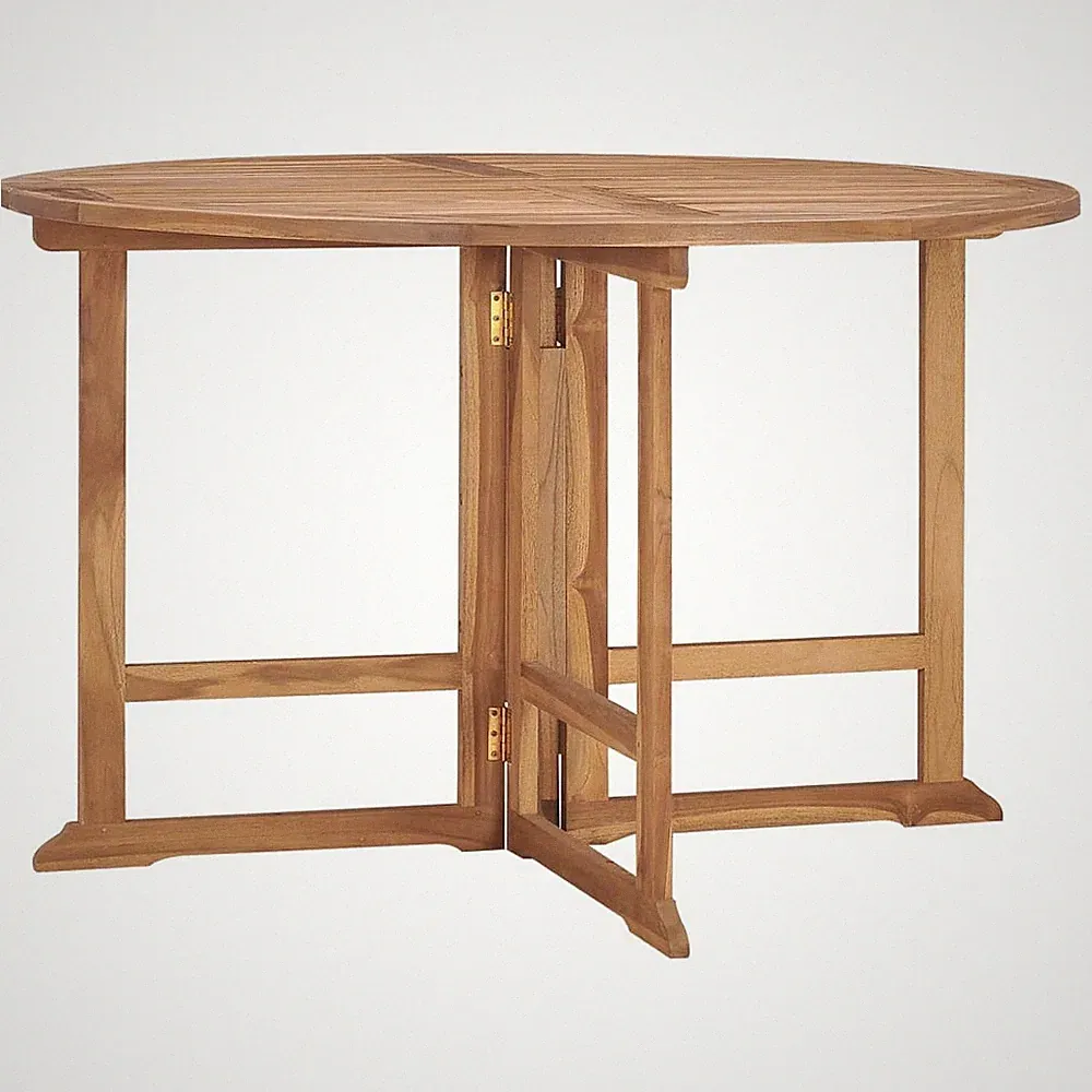 Garten Esstisch Klappbar Gartentisch Holztisch Klapptisch Massivholz Teak vidaXL