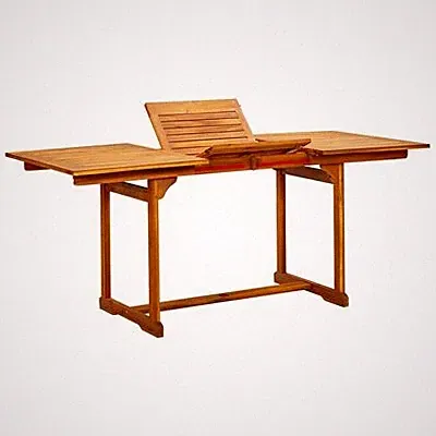 Garten Holz Outdoor Esstisch ausziehbar Akazie Massivholz itzcominghome