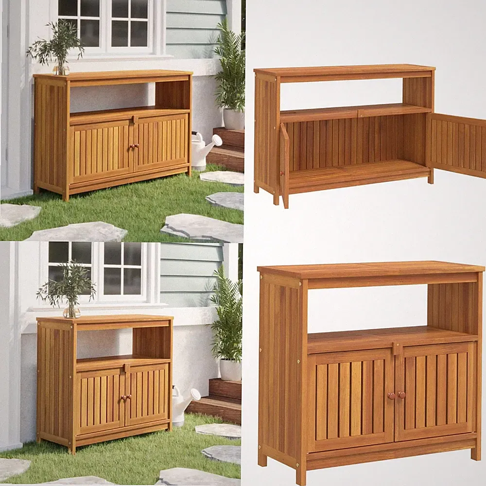 Garten-Konsolentisch Beistelltisch Gartentisch Lagerschrank Flurtisch Schränke