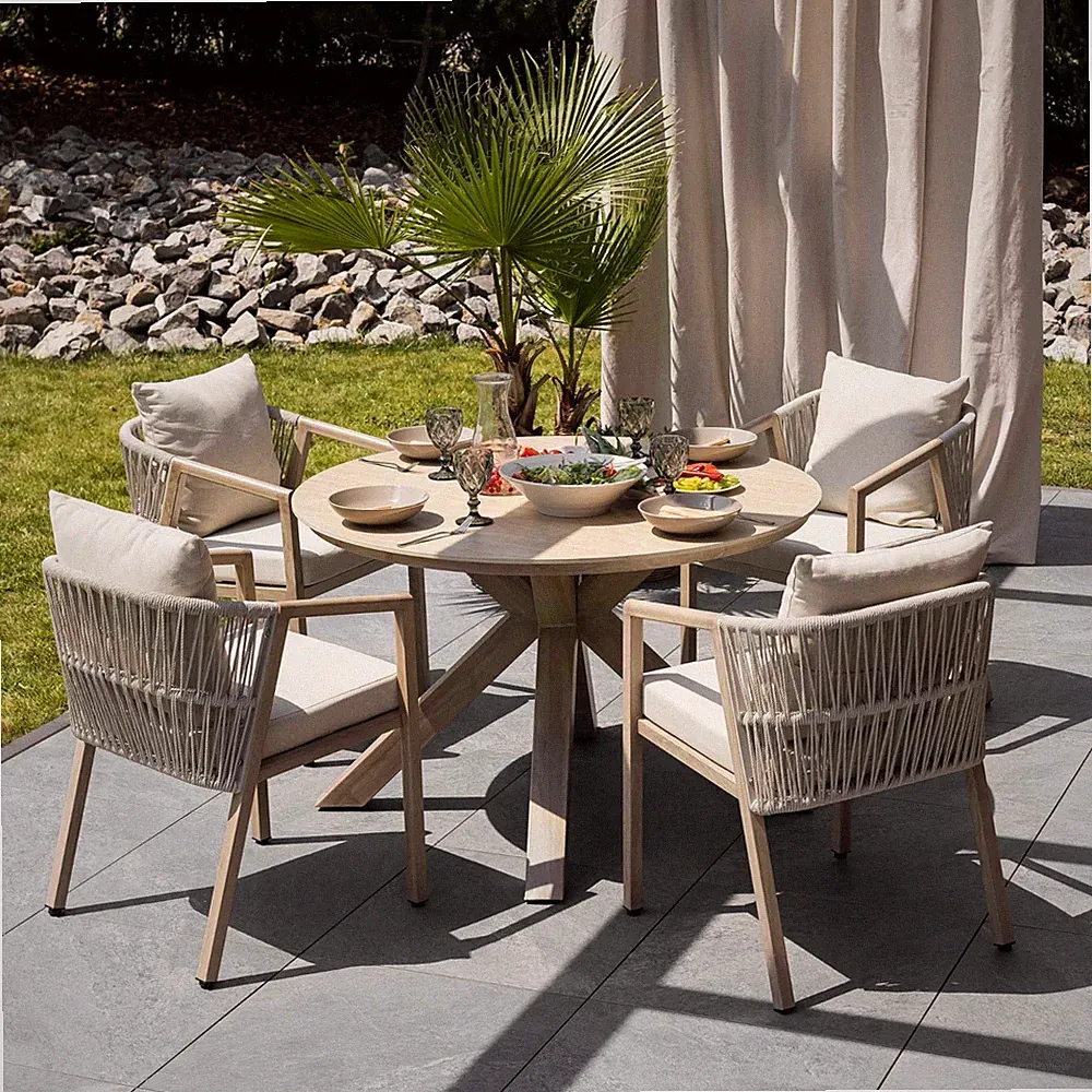 Gartenmöbel Set LICATO Balkonmöbel Tisch Stühle di volio