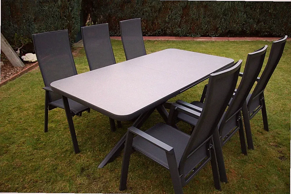 Gartensitzgruppe Aluminium Gartenmöbel Gartengarnitur Terrassenmöbel Garden Set