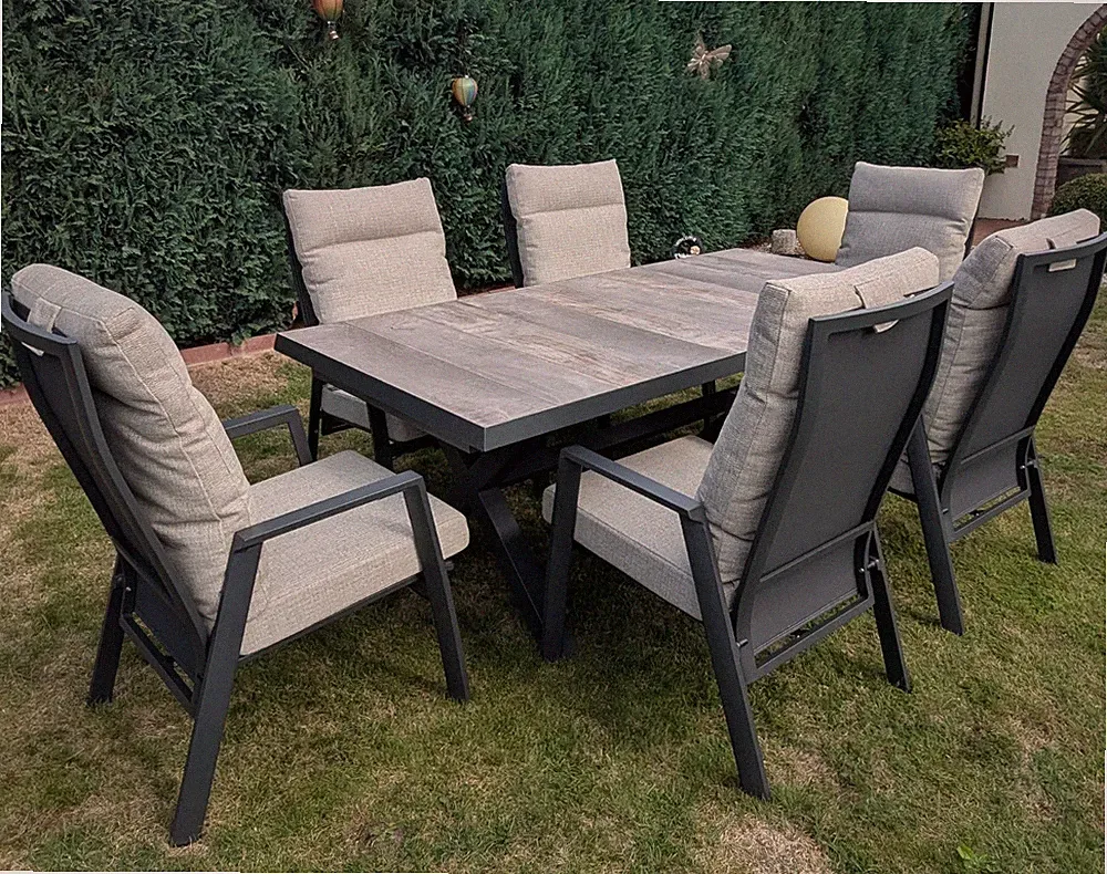 Gartensitzgruppe Gartengarnitur Garden Gartengarnitur Aluminium Gartenmöbel Set