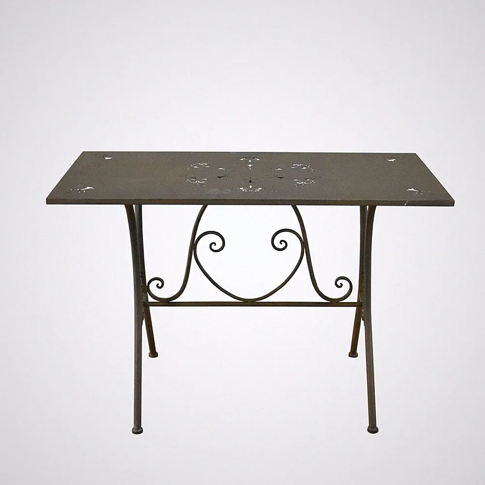 Gartentisch 120 Lily Metalltisch Terrassentisch HTI-Living