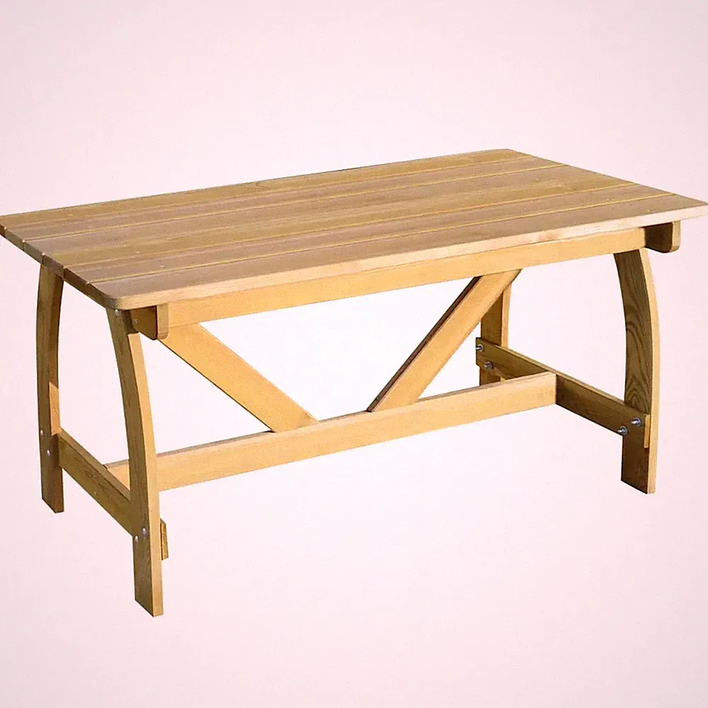 Gartentisch 150 x 74 x 75 cm Imprägniertes Kiefernholz