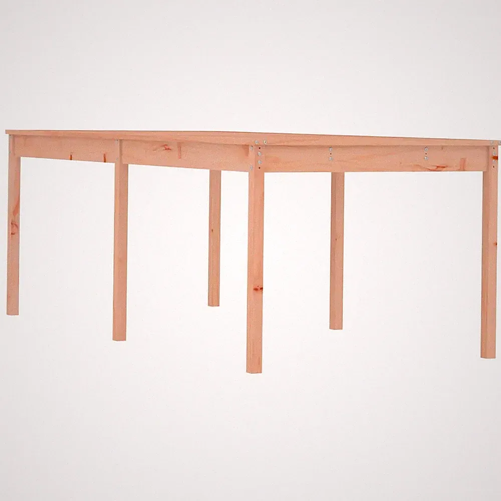 Gartentisch 203,5x100x76 cm Massivholz Douglasie