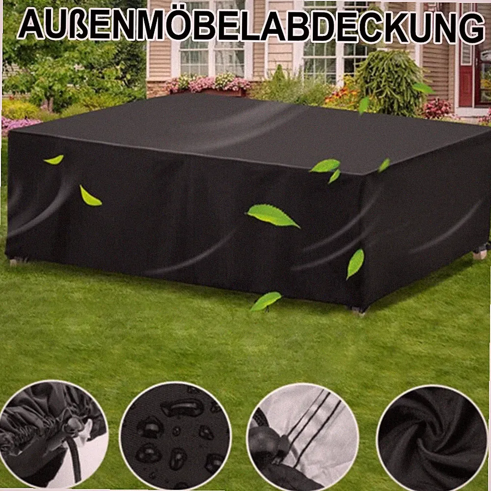 Gartentisch Abdeckung Schutzhülle Gartenmöbel Abdeckplane Garnitur Wasserdicht.