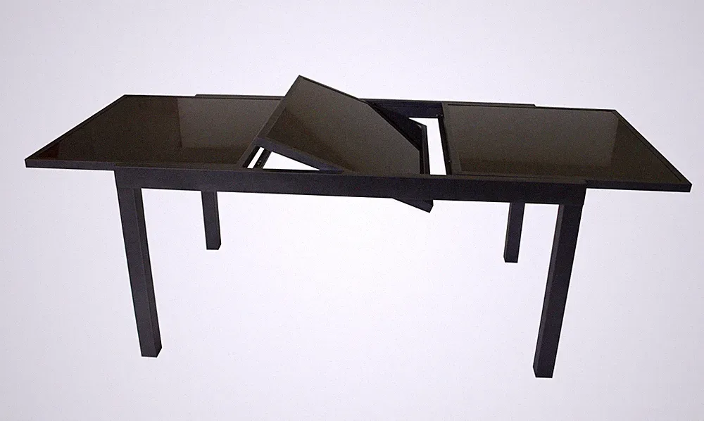 Schwarz Ausziehtisch