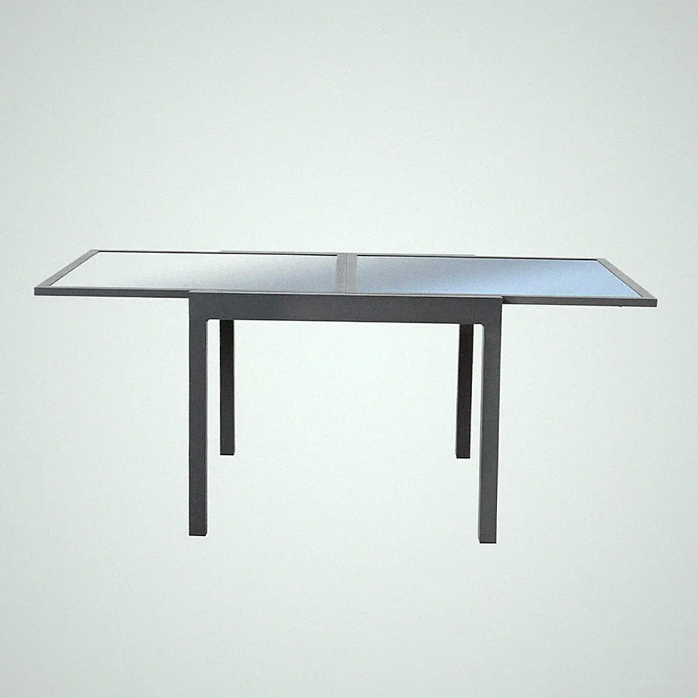 Gartentisch Alu Tisch Outdoor ausziehbar Garten Balkon 180/90cm OUTLETWARE