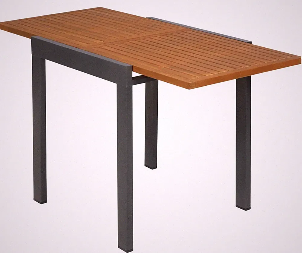 65 cm Ausziehbarer Gartentisch