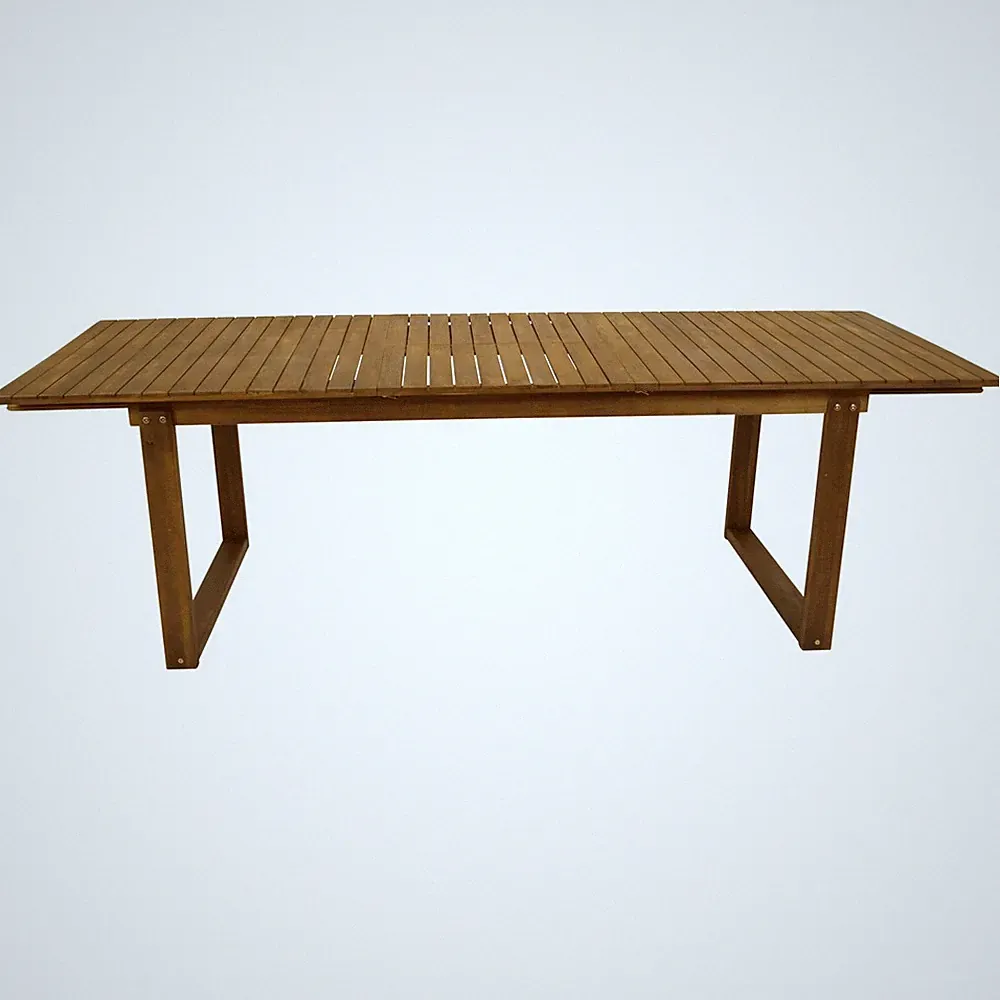 Gartentisch ausziehbar Holz Akazie Ausziehtisch Esstisch Terrasse Garten Balkon