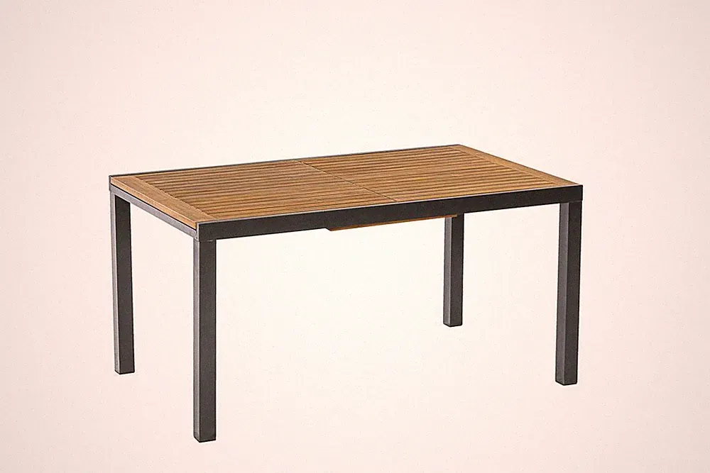 Gartentisch ausziehbar Outdoor Esstisch Ausziehtisch Holz Akazie 150-200x90 cm