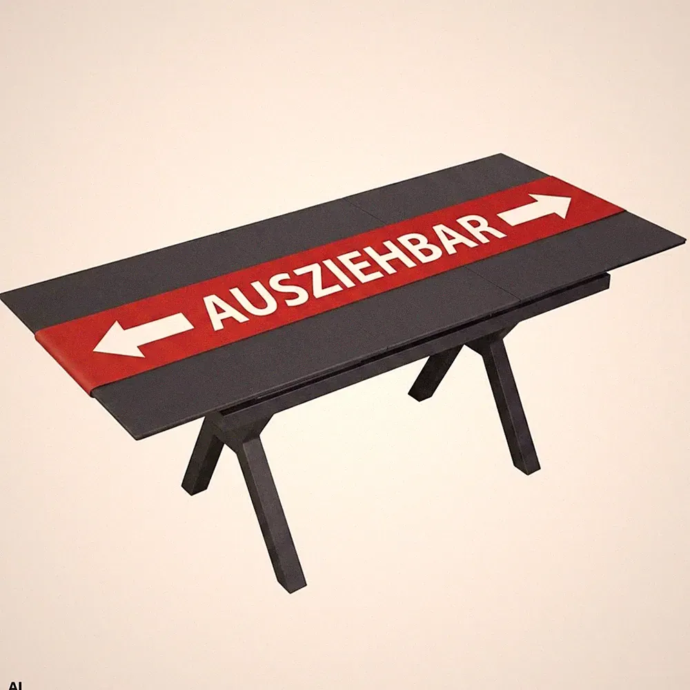 Gartentisch Ausziehtisch Esstisch Granada 160/210x90 dunkelgrau Aluminium Tisch
