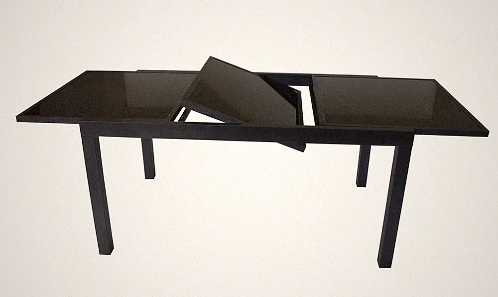 Gartentisch Ausziehtisch Gartenmöbel Tisch Glastisch TORINO 210x90cm 2. WAHL