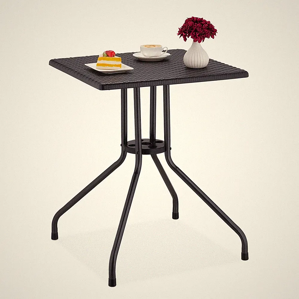 Gartentisch Balkon-Tisch Beistelltisch quadratisch pflegeleicht Outdoor-Tisch