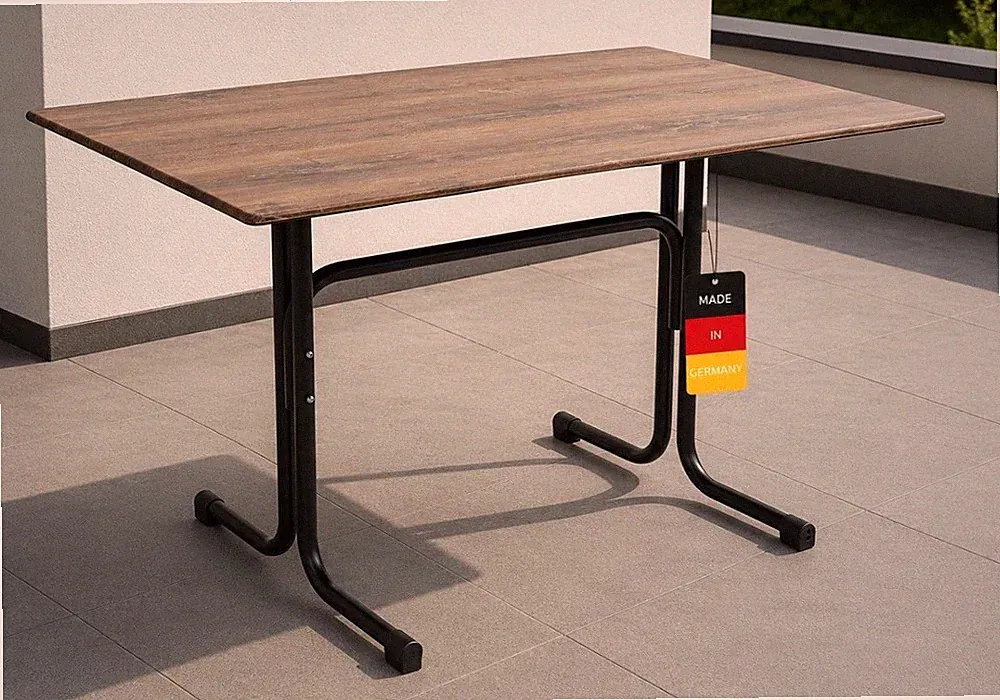 Gartentisch Balkontisch Klapptisch Atacama Cherry HPL klappbar 120x80cm