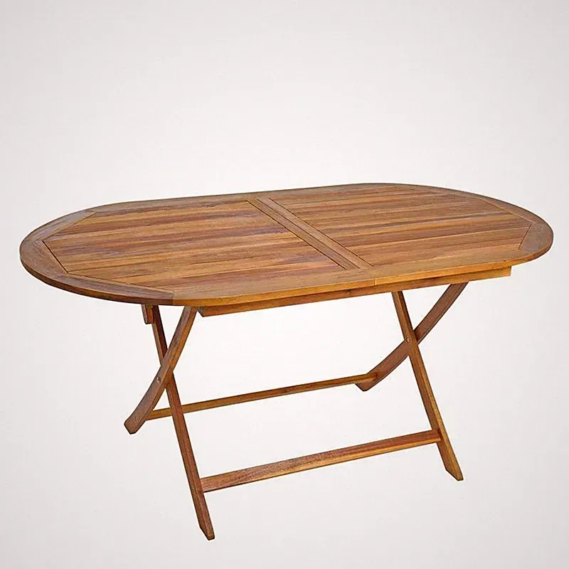 Gartentisch Balkontisch Terrassentisch Holz Tisch Gartenmöbel klappbar oval