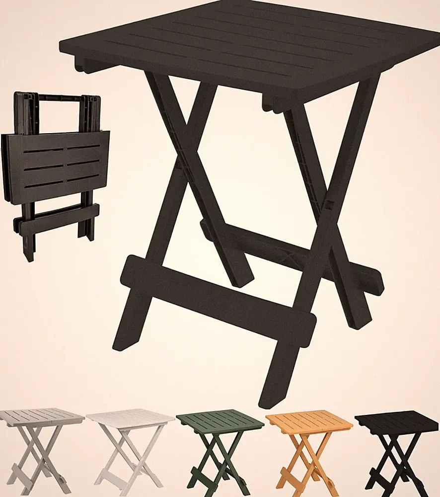 Gartentisch Beistelltisch Klapptisch 5 Farben Kunststoff Garten Terrasse Balkon