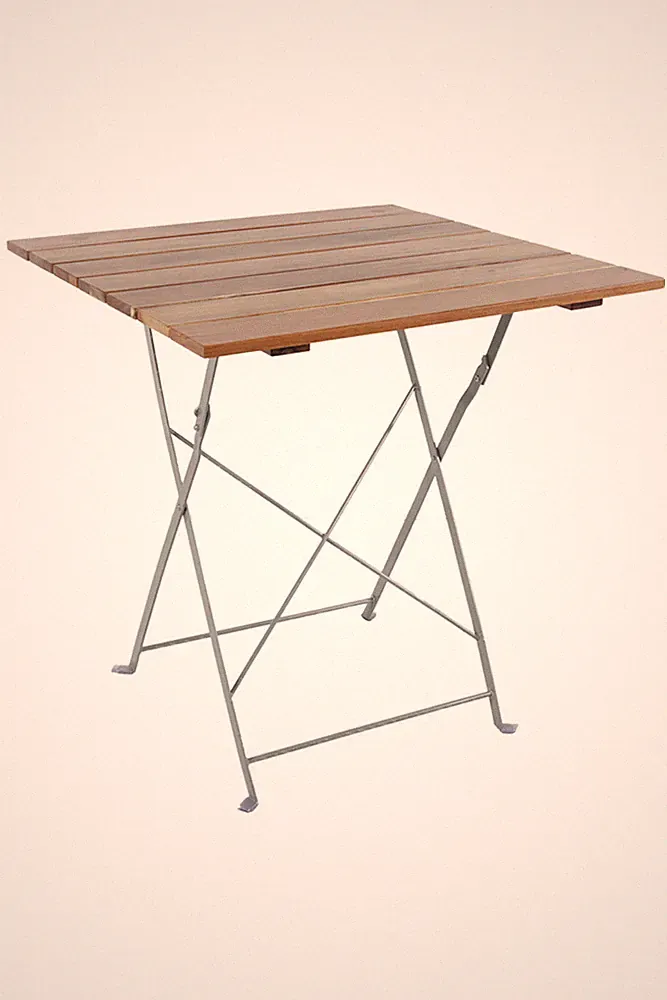 Gartentisch Biergartentisch Balkon Gartenmöbel Akazienholz klappbar 70x70 cm