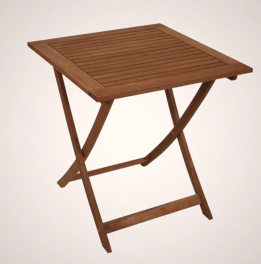 Gartentisch Bistrotisch Klapptisch Gartenmöbel Tisch CORUNA 70x70cm 2. WAHL