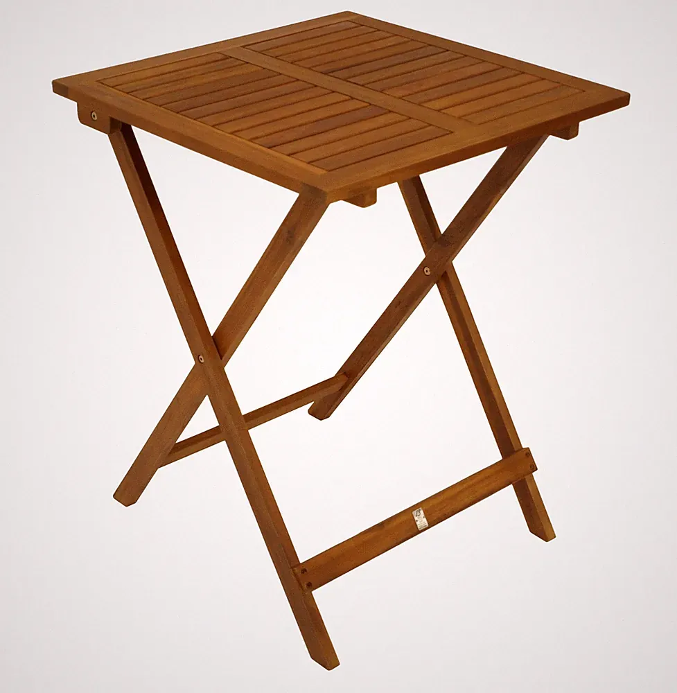 Gartentisch Bistrotisch Klapptisch Gartenmöbel Tisch LIMA 60x60cm Akazie Holz