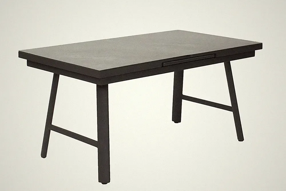 Gartentisch Burundi Ausziehtisch mit Synchronauszug 160/210x90x75 cm Keramik Ant