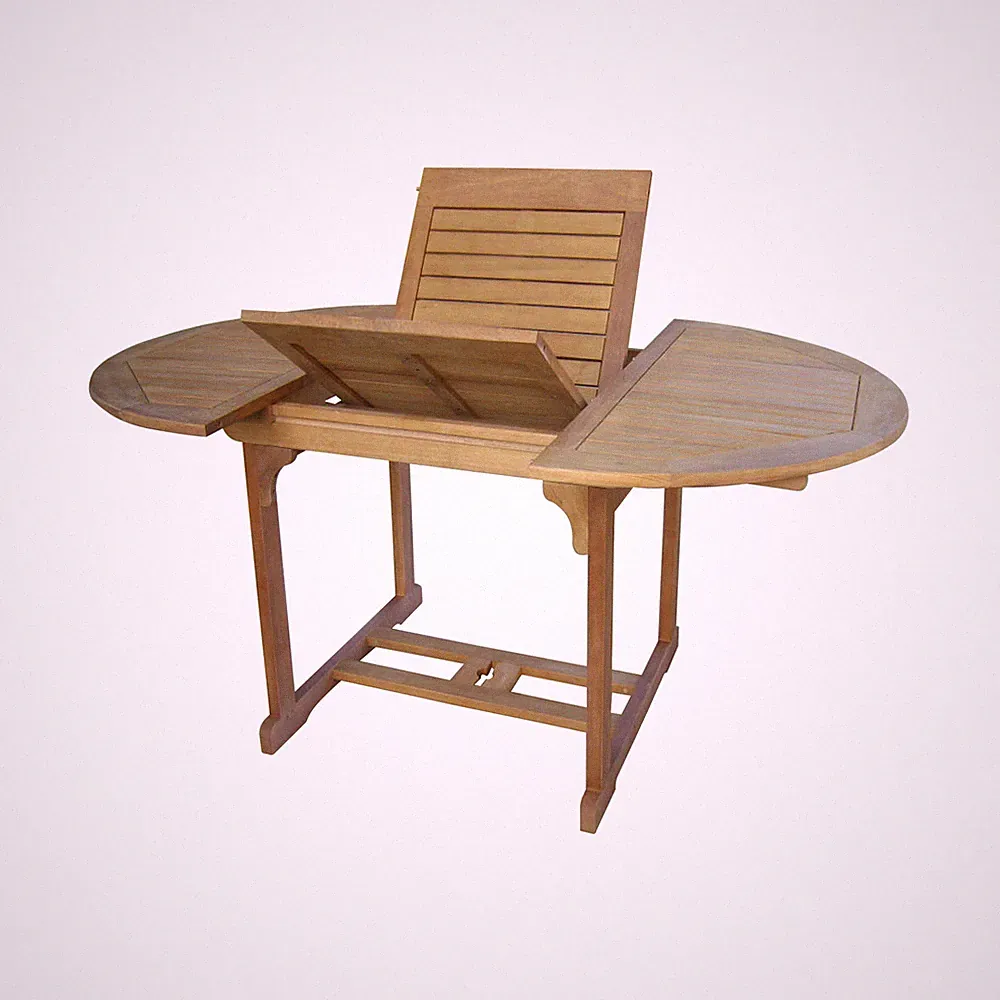 Gartentisch DALIA 120-180/120 cm Holztisch Balkontisch Terrassentisch Ausziehbar