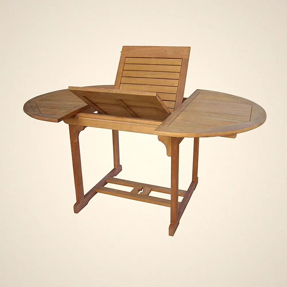 Gartentisch DALIA 120-180/120 cm Holztisch Balkontisch Terrassentisch Ausziehbar