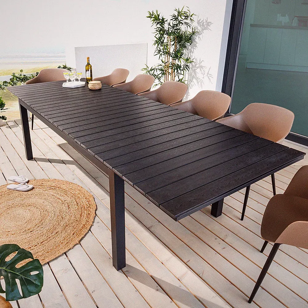 gartentisch wetterfest ausziehbar 300 cm