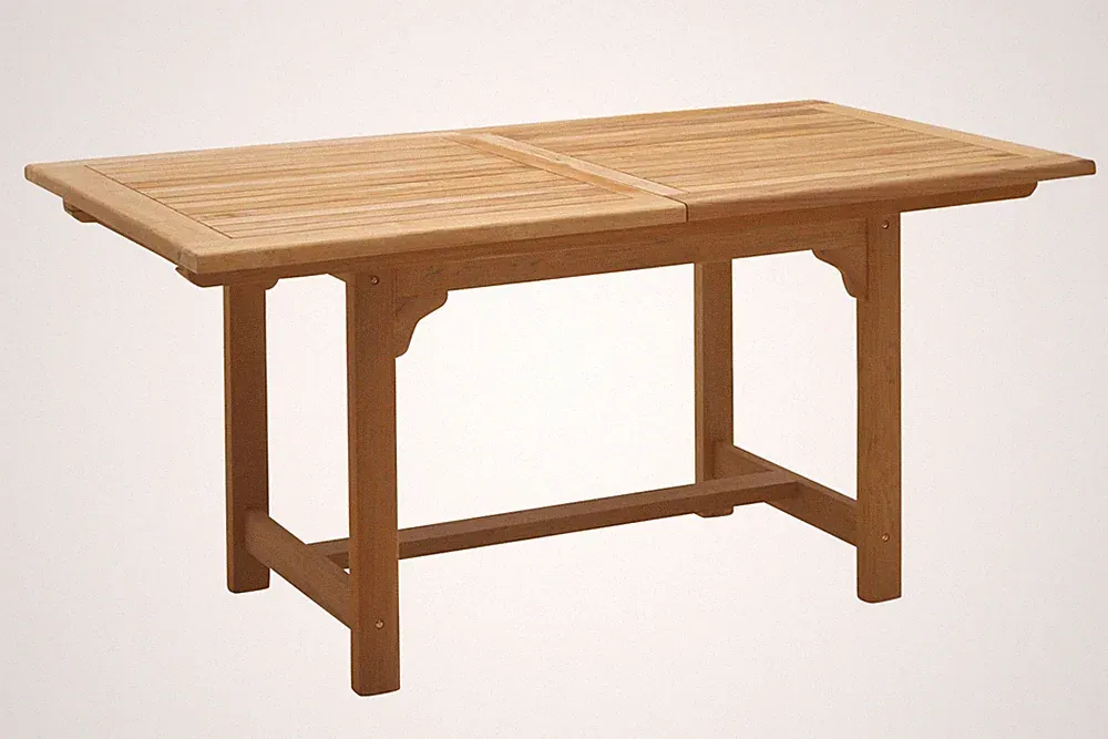 Gartentisch Ela Teak Ausziehtisch Balkontisch Gartenmöbel 150/200x90x75cm