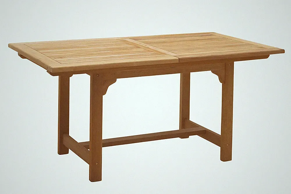 Gartentisch Ela Teak Ausziehtisch Balkontisch Gartenmöbel 180/240x90x75cm