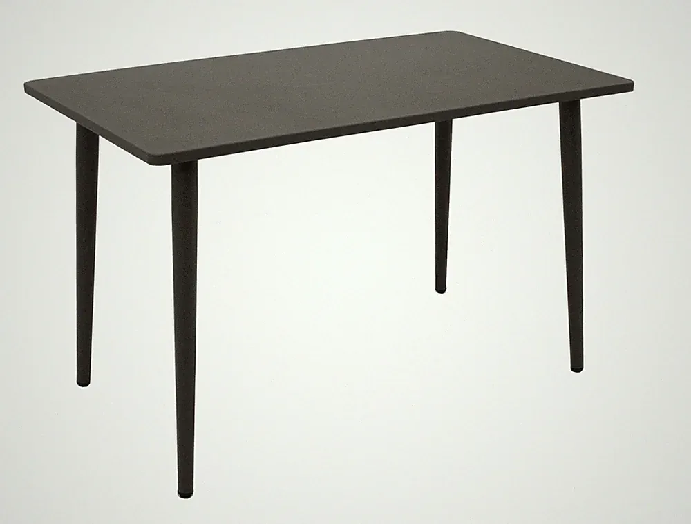 Gartentisch Esstisch Balkontisch Metalltisch DENVER 70x120cm anthrazit, 2. WAHL