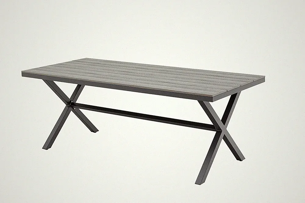 Gartentisch Esstisch Balkontisch XL Outdoor Non Wood Alu wetterfest Catania