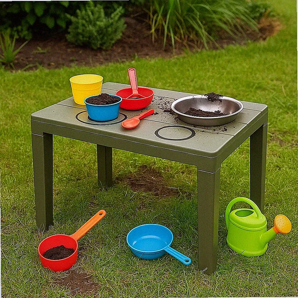 Gartentisch Gartenbank Bestelltisch 60x40cm Grün 90 KG belastbar Garten Terrasse