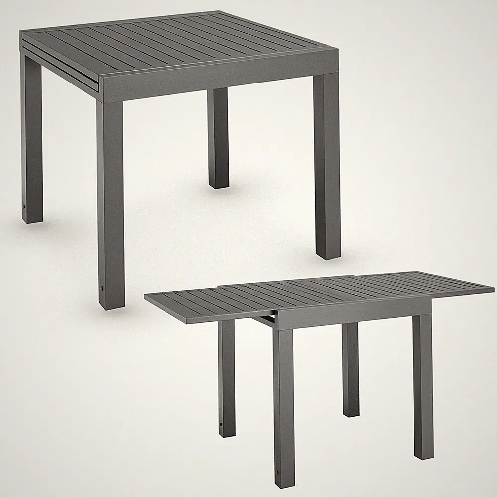 Gartentisch Gartenmöbel Esstisch ausziehbar Alu Balkonmöbel Balkontisch Juskys®