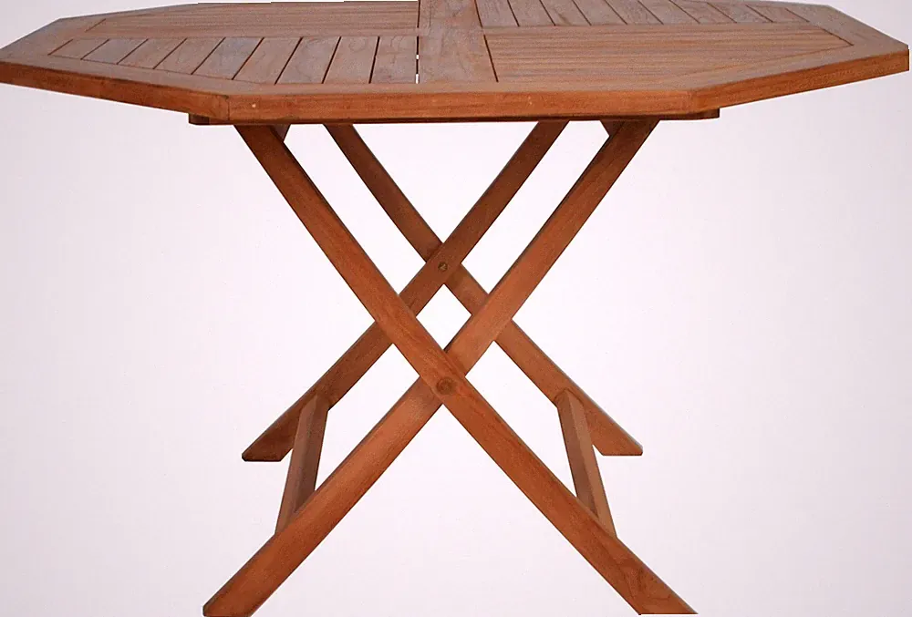 Gartentisch Gartenmöbel Outdoor Modern Massivholz Teak Honig
