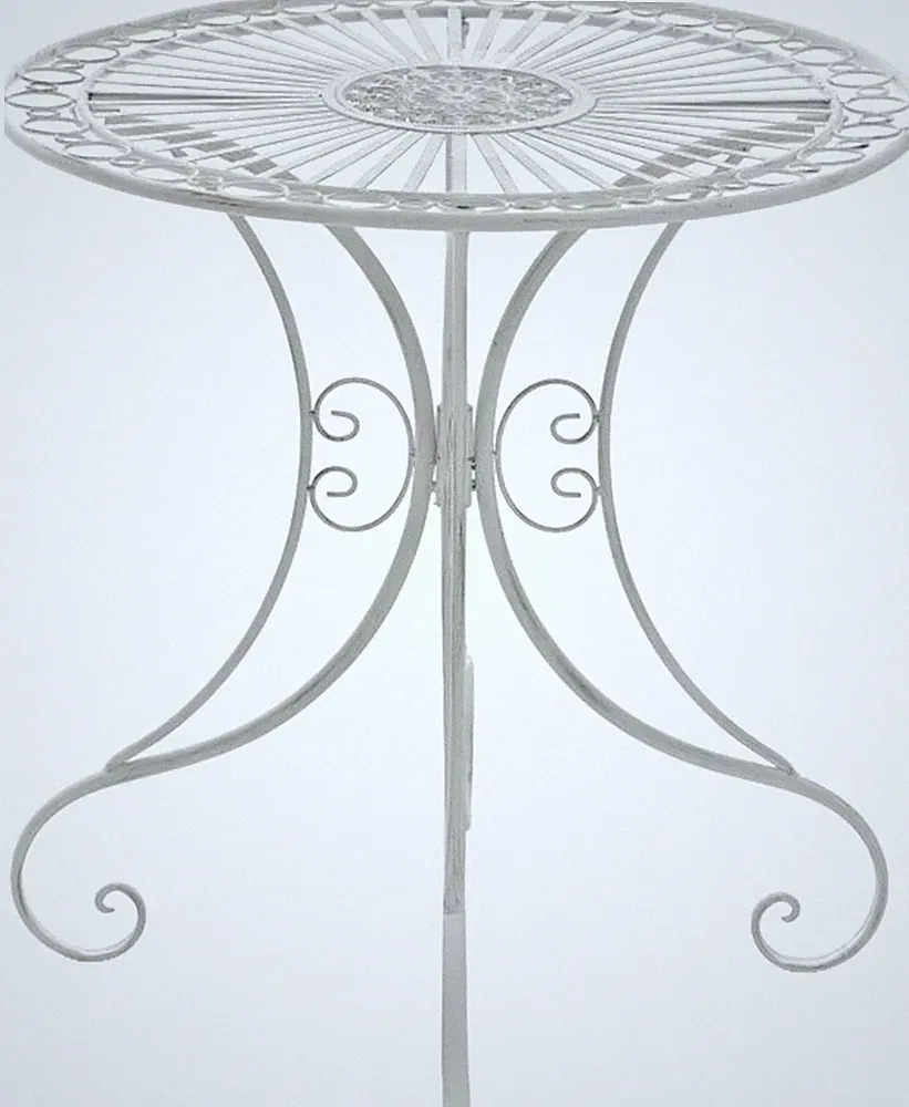 Gartentisch Hari Bistrotisch aus Eisen im Jugendstil für Balkon & Terrasse
