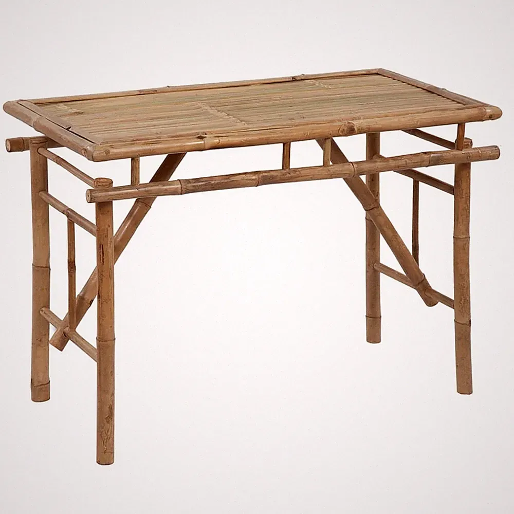 Gartentisch Klappbar 115x50x75 cm Bambus