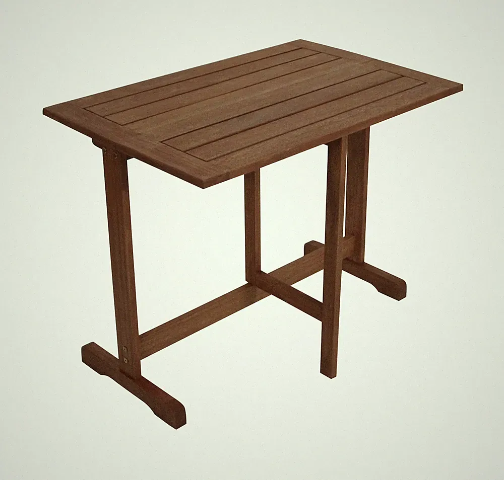60 cm Ausziehbarer Gartentisch